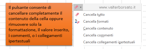 Quale Dei Seguenti Pulsanti Ti Permette Di Eliminare Le Colonne Eliminare e cancellare dati dal foglio di lavoro di Excel